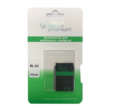 АКБ Nokia Grand Premium BL-5C 1050mAh