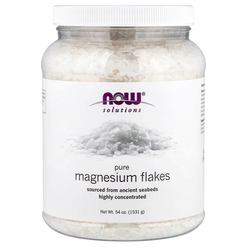 Хлопья из чистого магния NOW Foods, Solutions "Magnesium Flakes" 100% чистые (1531 г)