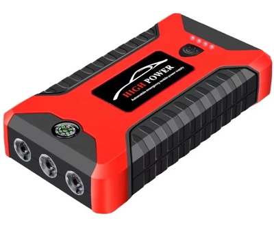 Пускозарядний пристрій з компресором No Brand JUMPSTARTER 29B 99800 мАг 300/600А Червоний (2099342055)