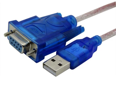 Кабель USB-COM(RS232) 9 pin/ CH340 female (мама) 45116