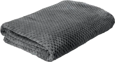 Плед флісовий Soft Me Diamond Сірий 130х180 см (70030205-07)