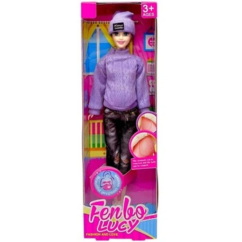 Кукла беременная Fenbo 29 см фиолетовая кукла мама с новорожденным игрушка для ребенка старше 3 лет