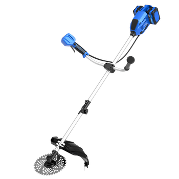 Аккумуляторная бесщеточная коса ZEGOR CSTAX-21BLD-RB225 (21В, 6 А·г, 2 АКБ, зарядное устройство) Аккумуляторный триммер для травы