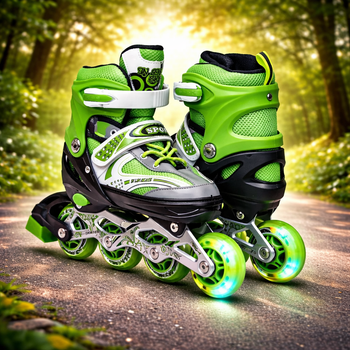 Детские ролики Happy Light Green 38-42
