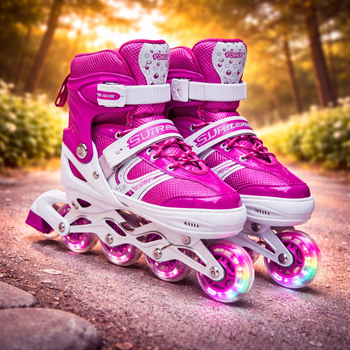Детские ролики Superpower Pink 38–42