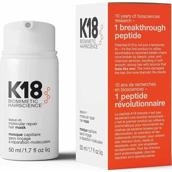 Незмивна маска для волосся K18 Leave-In Molecular Hair Mask 50 мл