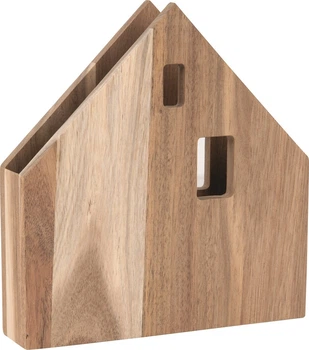 Serwetnik Radel Domek L drewniany 22 x 21.5 x 4 cm (4045289144881)