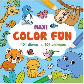 Kolorowanka Deltas Chantecler Maxi Color Fun 101 zwierzątko 1530740 (9789044769081)