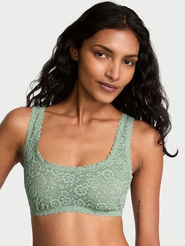 Бюстгальтер без косточек кружевной Victoria's Secret 209004315 M Зеленый (1159858630)