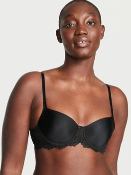 Бюстгальтер с косточками Victoria's Secret 449977267 34C Черный (1159860955)