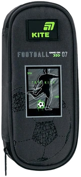 Пенал школьный Kite Goal 22x8.5x4.5 см Серый (K26-599-4)
