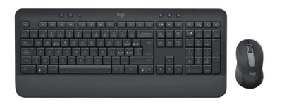 Клавиатура и мышь Logitech Беспроводной черный комплект (680938)