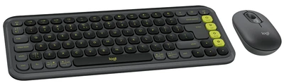 IT набор Logitech Клавиатура Мышь Беспроводные Bluetooth Серый 321х137 мм 59х35 мм (682557)