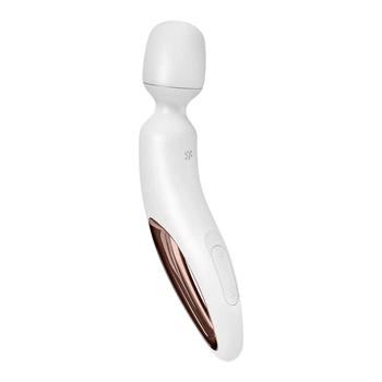 Преміальний масажер для тіла Satisfyer Wand-Erland (White/Rosegold)