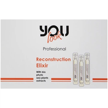 YOU LOOK Reconstruction Elixir Відновлюючий еліксир для волосся, 10х10 мл