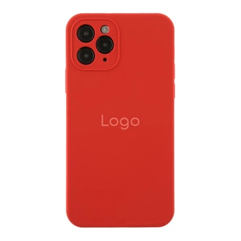 Чохол Silicone Case Square Full Camera для iPhone 11 Pro Max 37.Rose Red