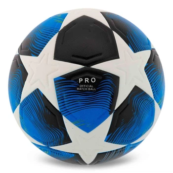 М'яч футбольний Champions League розмір №5 Pro Official Match Ball SP-Sport 7589 Blue-Black