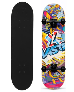 Скейтборд деревянный граффити SP-Sport Skateboard Graffiti 4411-11 размер 78х20см Multicolor