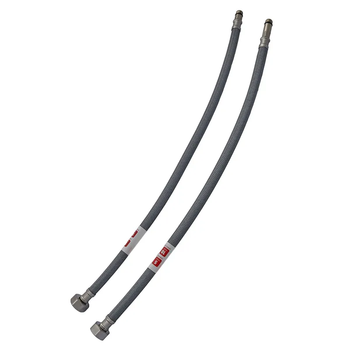 Гибкая подводка Zerix ZHN-02-F1/2"xM10-050 (нейлоновая оплетка, гайки нерж) (пара) (ZX5157)