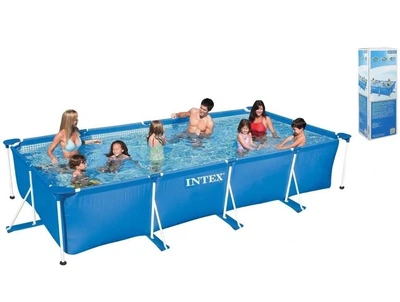 Бассейн прямоугольный каркасный Intex 28273 NP (1) 450х220х84 см, 7127 л