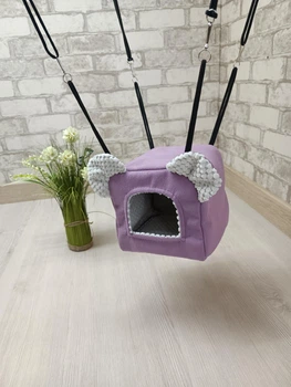 Підвісний будиночок для гризунів Animals_joy S 15*15 см (072)