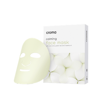 Маска для лица с экстрактом зеленого чая Croma Face Mask Green Tea 25 ml