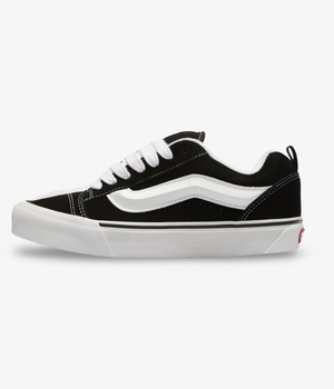 Жіночі кеди низькі з вишивкою Vans knu school чорно-білі 37