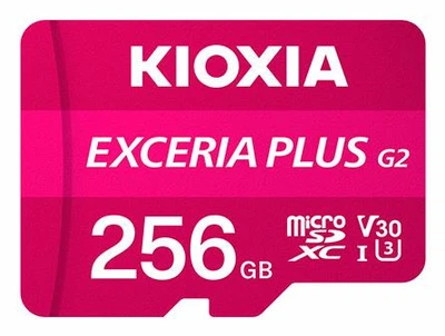 Карта пам'яті KIOXIA Exceria Plus G2 microSDXC 256GB Class 10 UHS-I V30 (LMPL2M256GG2)