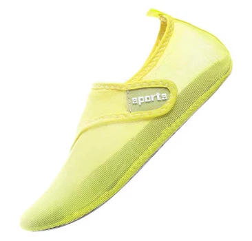 Обувь для пляжа и кораллов аквашузы Diving shoes желтые плоская подошва 40-41 ( 25 см ) 242