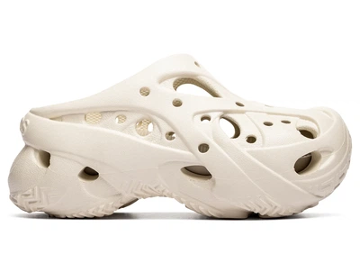 Жіночі крокси Crocs Caged Clog Chalk 211141-0WV бежеві з коричневою підошвою 37-38 (M5/W7) 23 см