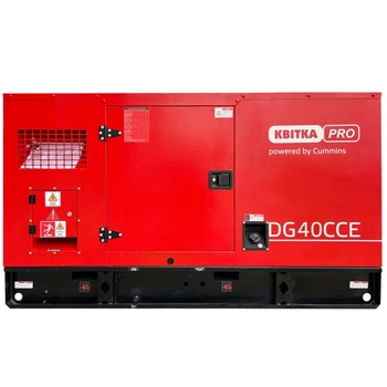 Дизельний генератор КВІТКА PRO DG40CCE (35 кВт, ~3ф, 400 В, є вихід під ATS, двигун Cummins) (110-7141)