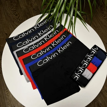 Чоловічі труси боксери Calvin Klein Black Color набір 5 шт. XXL
