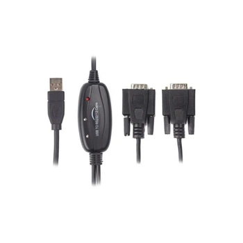 Переходник USB 2.0 to 2хCOM (9+25pin) 1.4m Viewcon (VE591) Viewcon VE591 1040277