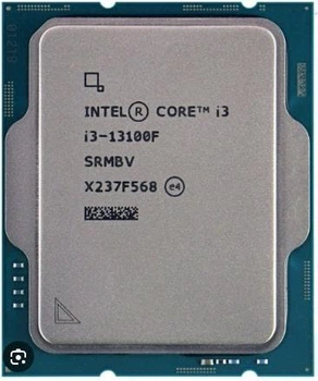Процесор Intel Core i3 13100F 3.4 GHz (12 MB, Raptor Lake, 60 W, S1700) Tray (CM8071505092203) ( 27333 )