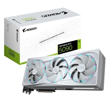Відеокарта GF RTX 5090 32 GB GDDR7 Aorus Stealth Ice Gigabyte (GV-N5090AORUSST ICE-32GD) ( 25305 )