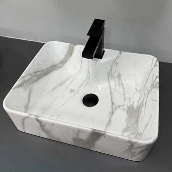 Умывальник VBI Forli накладной 48x38 см sand glossy VBI-011109