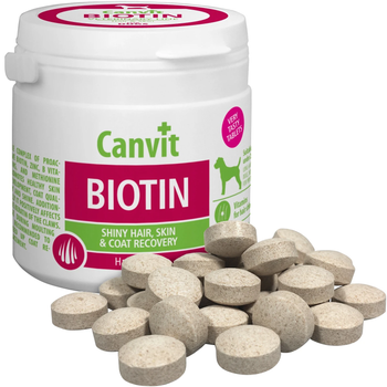 Вітаміно-мінеральний комплекс для собак Canvit Biotin 100 г can50713