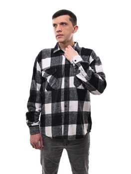 Рубашка мужская 2XL Черный (699515-2XL)