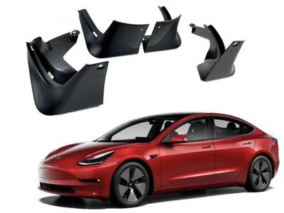 Бризковики Tesla Model 3 2017-2023 комплект 4 шт. для Tesla Model 3 2017- (7445)