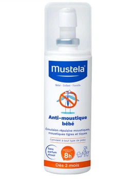 Дитячий спрей від комарів Mustela Anti-Moustique для обличчя і тіла 100мл