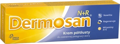 Крем для обличчя та тіла Omega Pharma Dermosan N+R напівжирний 40 г (5900008003766)