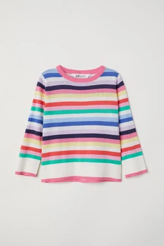 Кофта H&M 2-4Т (98-104 см) для дівчинки кольорова в смужку