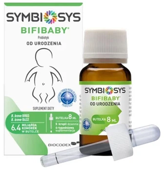 Probiotyk Symbiosys Bifibaby dla niemowląt od urodzenia 8 ml (3583310314922)