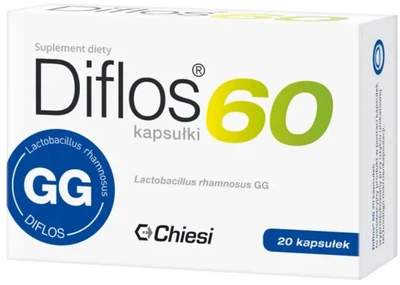 Probiotyk Diflos 60 20 kapsułek (5905279383104)