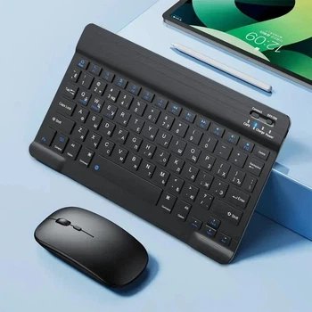 Бездротовий набір клавіатура та миша BT Combo 9212, Bluetooth/USB, комплект для ПК та ноутбука