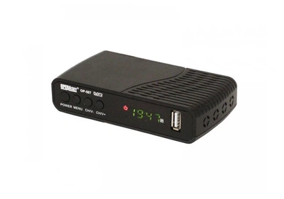 Цифровий DVB-T2 тюнер Operasky OP-507 Full HD 1080p з Wi-Fi та YouTube, ефірний ресивер з PVR та TimeShift, ТБ приставка з LED дисплеєм та USB медіаплеєром