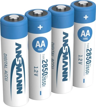 Акумулятор Ansmann NiMH AA/HR6 2850 mAh 1.2V 4 шт. (5035092)
