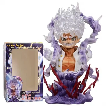 Аниме фигурка One Piece, Ван Пис, Luffy, бюст Луффи Бог солнца Ника, с подсветкой, 17 cм (OP 0158)