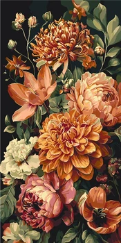 Картина за номерами Origami Квіти. Благородний букет 40x80 см (LW5196)
