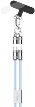Kabel smyczkowy Ansmann USB Type-C to USB Type-C 60W 1.2 m Blue (1700-0191)